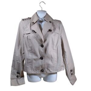 GUESS Cropped Trench Coat L